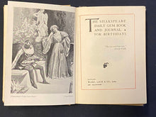 Load image into Gallery viewer, Shakespeare Daily Gem Book and Journal for Birthdays - 1899