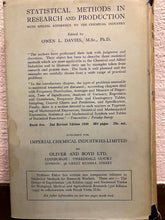 Load image into Gallery viewer, Statistical methods for Research Workers 11th Edition - 1950