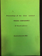 Load image into Gallery viewer, Proceedings of the fifth national Weeds Conference of South Africa
