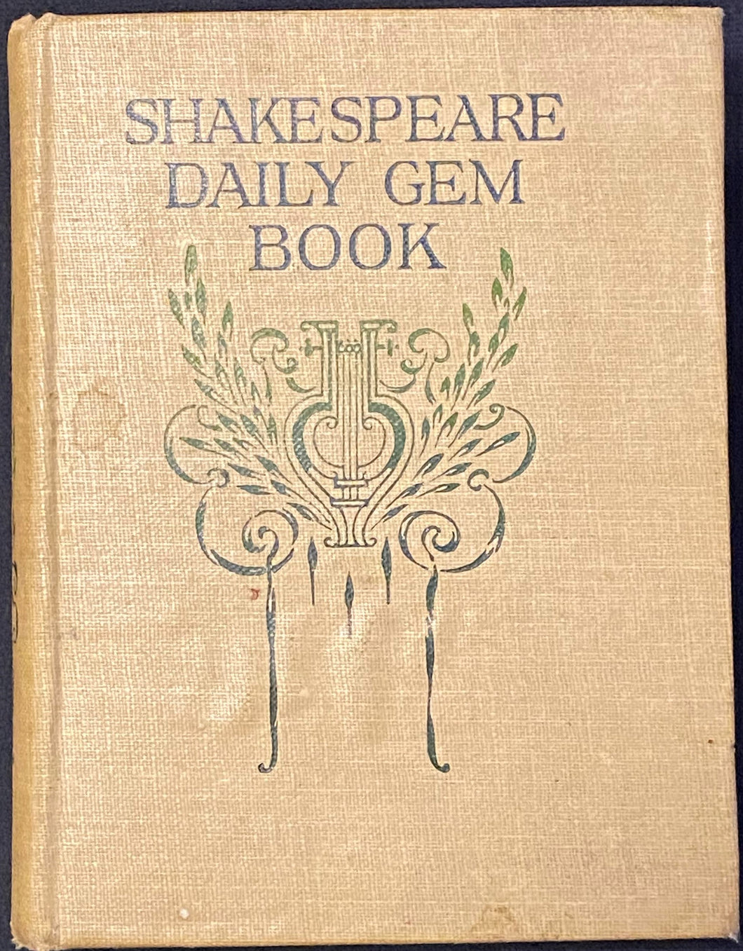 Shakespeare Daily Gem Book and Journal for Birthdays - 1899