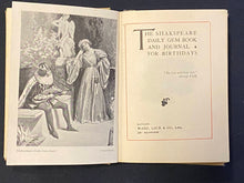 Load image into Gallery viewer, Shakespeare Daily Gem Book and Journal for Birthdays - 1899
