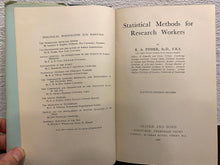 Load image into Gallery viewer, Statistical methods for Research Workers 11th Edition - 1950
