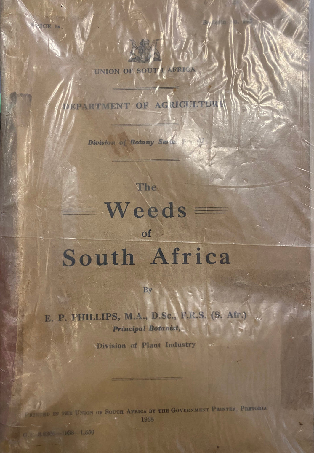 The Weeds of South Africa 1938